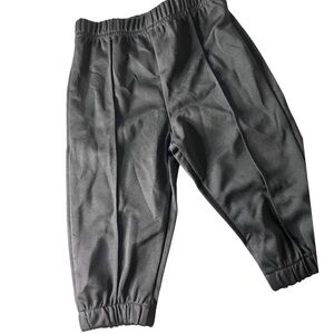 Kids Black Elastic Waist Jogger Pants
